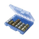 (まとめ) オープン コインケース M-650 ブルー 1台入 【×10セット】