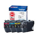 ブラザー工業 インクカートリッジ お徳用4色パック LC3111-4PK(2)