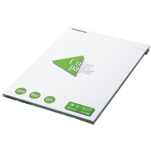 （まとめ） 長門屋商店 Color Paper B4 厚口 白 ナ-2301 1冊（100枚） 【×5セット】