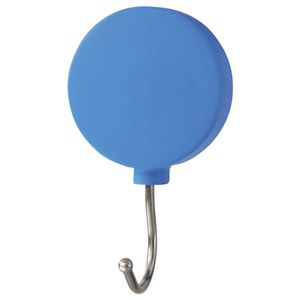 (まとめ) ミツヤ プラマグネットフック スイング式 耐荷重約3Kg 青 PMHRM-BU 1個 【×15セット】