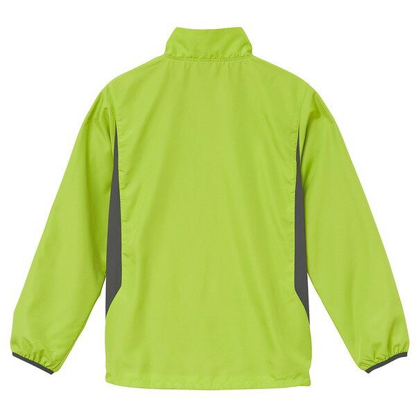 スタンドジップ ジャケット ホワイト S シャカシャカと音がしない 撥水 ＆ 防風加工 リフレクター 裏地付 防寒着 上着