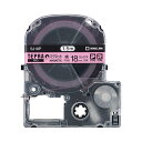 (まとめ) キングジム テプラ PRO テープカートリッジ マグネットテープ 18mm ピンク/黒文字 SJ18P 1個 【×3セット】(2)