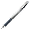 (まとめ) ゼブラ 多色油性ボールペン クリップ-オン スリム3C 0.7mm (軸色 透明) B3A5-C 1本 【×20セット】