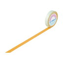 日本緑十字社 ガードテープ(ラインテープ) オレンジ 25mm幅×20m 屋内用 148035 1巻(4)