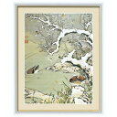 伊藤若冲 額装品 白 〔 F4号 紅葉小禽図 〕 若冲 鳳凰 旭日 動植綵絵額 群鶏 白鳳 鶏