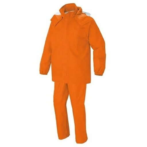 レインウェア S オレンジ 耐水圧 10000mm H2O 撥水 防水 レインウェアー 上下総裏メッシュ フード取り外し可 カッパ 雨具 レインウェア S オレンジ 耐水圧 10000mm H2O 撥水 防水 レインウェアー 上下総裏メッシュ フード取り外し可 カッパ 雨具