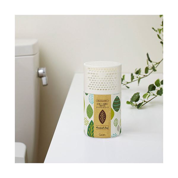 （まとめ）エステー トイレの消臭力 フィンランドリーフ 400ml 1セット（3個） 【×3セット】