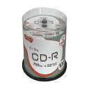 (まとめ)TANOSEE データ用CD-R700MB 52倍速 ホワイトワイドプリンタブル スピンドルケース 1パック(100枚)【×2セット】