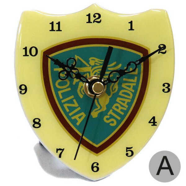 イタリア軍 放出 テーブル クロック 置き時計 A柄 未使用 伊軍 デッドストック ミリタリーグッズ 軍モ..