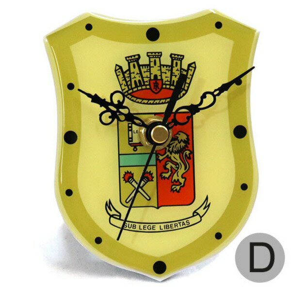 イタリア軍 放出 テーブル クロック 置き時計 D柄 未使用 伊軍 デッドストック ミリタリーグッズ 軍モ..