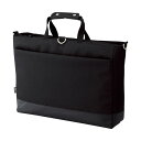 (まとめ)リヒトラブ SMART FITACTACT キャリングバッグ (ヨコ型Lサイズ) ブラック A-7671-24 1個【×2セット】