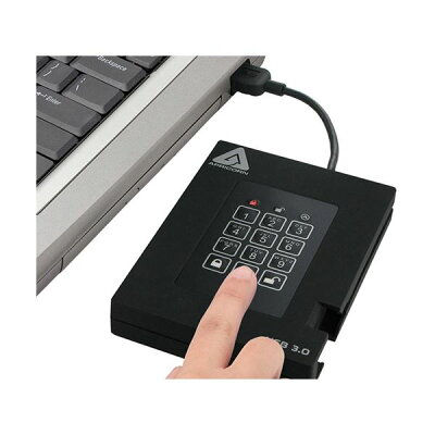 Apricorn AegisFortress 暗証番号対応ポータブルSSD 1TB A25-3PL256-S1000F(R2) 1台 - Image 2