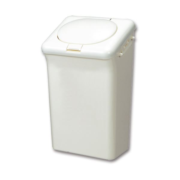 (まとめ)ティーワールド 消臭剤配合防臭ペールホワイト 14L 1個【×2セット】