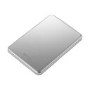 バッファロー MiniStation USB3.1（Gen1）対応 アルミ素材＆薄型ポータブルHDD 1TB シルバー HD-PUS1.0U3-SVD 1台