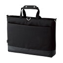 (まとめ)リヒトラブ SMART FITACTACT キャリングバッグ (ヨコ型) ブラック A-7670-24 1個【×2セット】