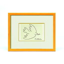 絵画額 ピカソ 「平和」 イエロー 壁掛け用 額縁 額 フレーム