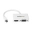 StarTech MiniDisplayPort³ȥ٥A/Vץ 2 in 1 MDP2HDVGAW 1