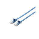 (まとめ)エレコム CAT6フラットLANケーブル 3m【×5セット】