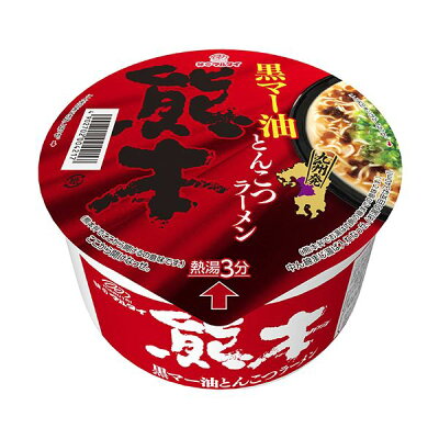 西新オレンジストア (まとめ)マルタイ 九州発黒マー油とんこつ熊本ラーメン 76g 1ケース(12食)【×2セット】【代引不可】