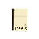 （まとめ）キョクトウ・アソシエイツ Trees A5 A罫 30枚 クリーム【×50セット】
