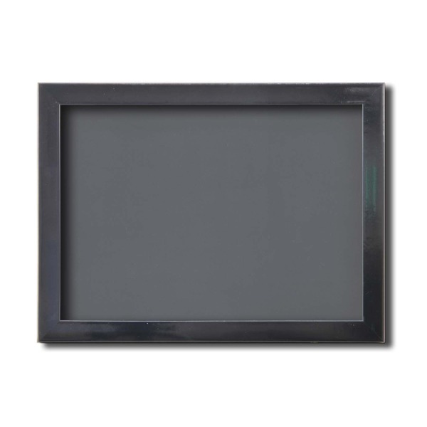 〔 ピンバッチ 缶バッチ を飾れる額 〕 B5 257×182mm ブラック 壁掛け スタンド付 フレーム 額縁 額