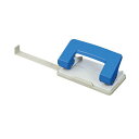 (まとめ) TANOSEE 2穴パンチ 10枚穿孔ブルー 1台 【×30セット】