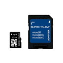 (まとめ)スーパータレント UHS-ICLASS10対応 microSDHCカード 8GB ST08MSU1P 1枚【×5セット】(2)