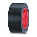 スリオンテック カラー布テープ 50mm×25m 黒 343702BK 1セット(30巻)(4)