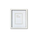 〔 木製額 〕 デッサン額 インチサイズ 254×203mm ホワイト UVカットアクリル 木製 フレーム 額縁 額