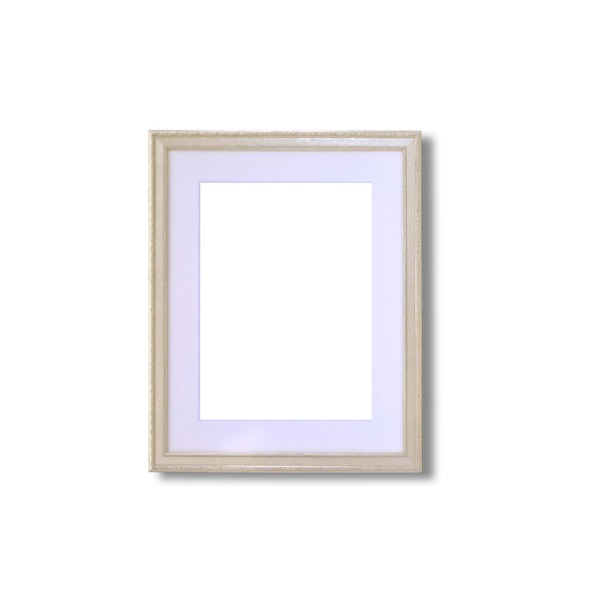 〔 軽量水彩額 〕 柄入り 水彩額 マット付 F4 シルバー 金水彩額 銀水彩額 UV 紫外線 カットアクリル 額 額縁 フレーム