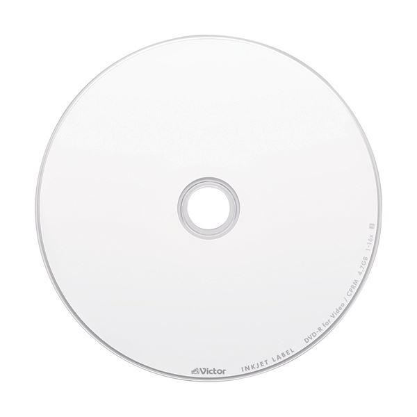 （まとめ）JVC 録画用DVD-R 120分1-16倍速 ホワイトワイドプリンタブル スピンドルケース VHR12JP20SJ1 1パック（20枚）【×5セット】