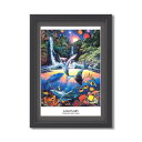 Christian Riese Lassen クリスチャン ラッセン ポスター額装 ミニポスター額W六切 サンクチュアリ 額縁 額 フレーム