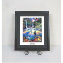 Christian Riese Lassen クリスチャン ラッセン ポスター額装 スタンド付 ミニポスター額四切 サンクチュアリ 額縁 額 フレーム