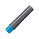 (まとめ) ゼブラ 水性マーカー紙用マッキー極細用インクカートリッジ ライトブルー RWYTS5-LB 1パック(2本) 【×50セット】(3)