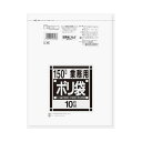 (まとめ) 日本サニパック ポリゴミ袋 透明 150L L-98【×10セット】