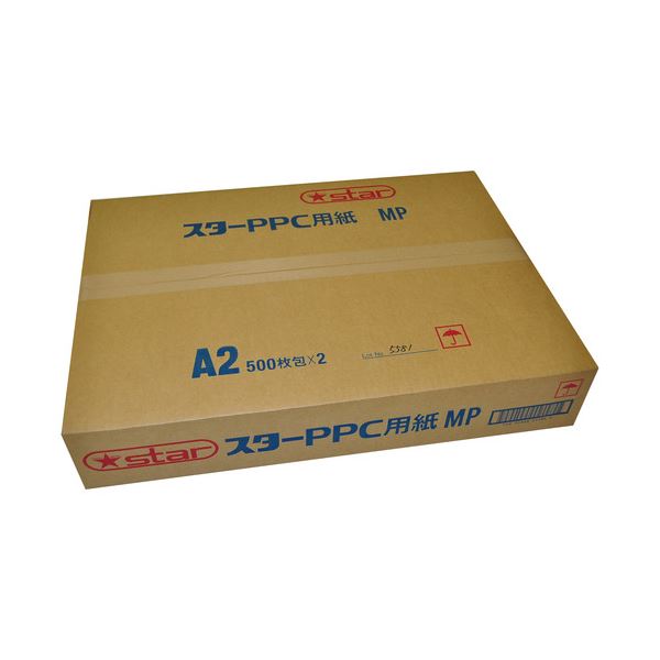 桜井 スターPPC用普通紙MP A2MP02 1箱(1000枚:500枚×2冊)