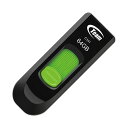 (まとめ) TEAM スライド式USBメモリ 64GB TC14164GG01【×3セット】(2)