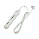 (まとめ)ELPA フリー挿し込み式スリムタップ5個口 1.5m WL-5015B(W) 1個【×3セット】