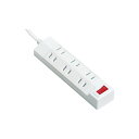 (まとめ)パナソニック ザ・タップマルチ一括スイッチ付 2P・6個口 ホワイト 1.0m WHA29162WKP 1個【×3セット】