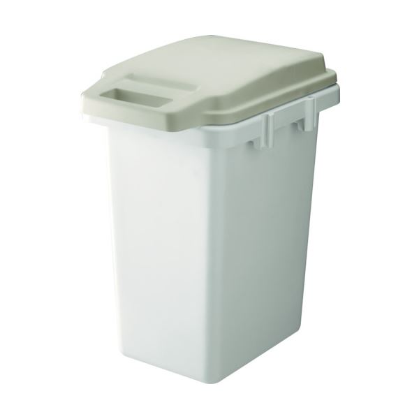 (まとめ)TRUSCO連結ワンハンドパッキンペール 33L ベージュ TRHPP-33-BG 1個【×2セット】
