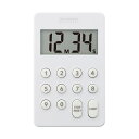 (まとめ)タニタ デジタルタイマー100分計ホワイト TD-415-WH 1個【×5セット】