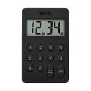 (まとめ)タニタ デジタルタイマー100分計 ブラック TD-415-BK 1個【×5セット】