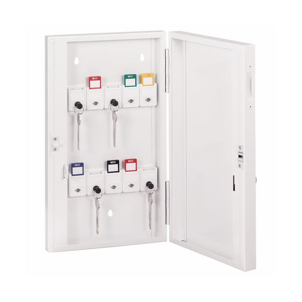 ライオン事務器 キートレーサーキーボックス 壁掛タイプ 10個吊 KT-10 1個