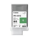(まとめ) キヤノン Canon インクタンク PFI-101 顔料グリーン 130ml 0890B001 1個 【×6セット】(2)
