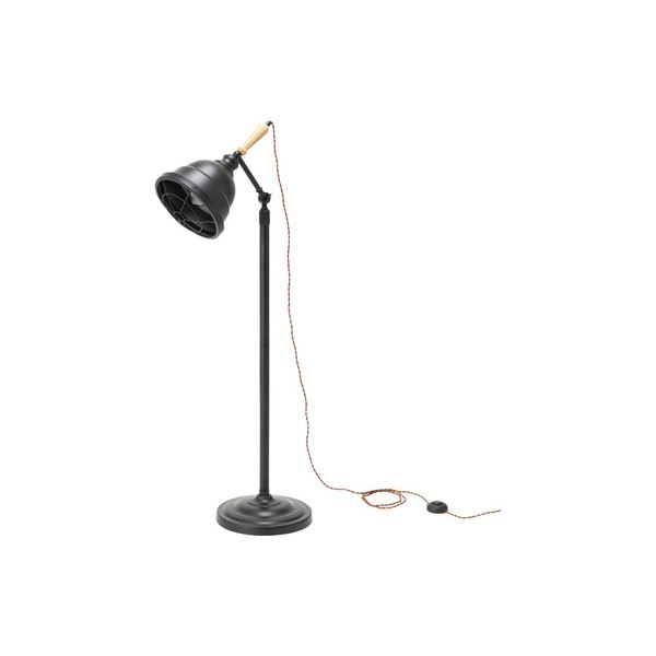 照明器具/スタンドライト 【幅40cm】 スチール アルミ 電球付き 〔リビング ダイニング 寝室 ベッドルーム〕