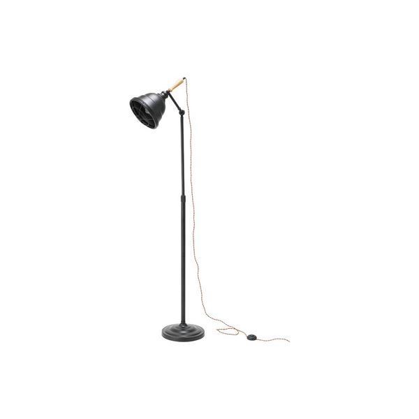 照明器具/スタンドライト 【幅40cm】 スチール アルミ 電球付き 〔リビング ダイニング 寝室 ベッドルーム〕