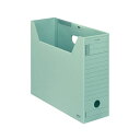 (まとめ)コクヨ ファイルボックス-FS(Fタイプ)A4ヨコ 背幅102mm 緑 フタ付 A4-LFFN-g 1セット(5冊)【×2セット】