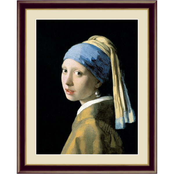 〔 フェルメールの代表作 〕 F6号 真珠の耳飾りの少女 ヨハネス・フェルメール Johannes Vermeer