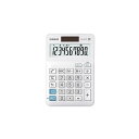 (まとめ) カシオ スタンダード電卓 ミニジャストタイプ 10桁【×5セット】