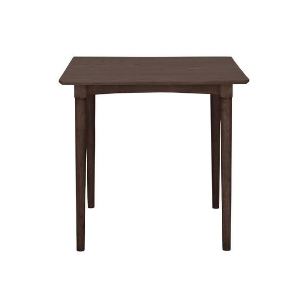 ダイニングテーブル リビングテーブル 幅75cm ブラウン 正方形 木製 組立品 リビング ダイニング インテリア家具